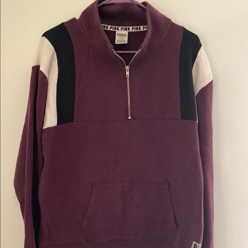 PINK Victoria's Secret Half-Zip Sweater